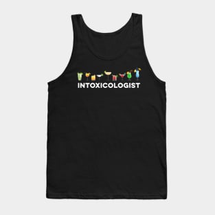 Intoxicologist Funny cocktail Bartender Tank Top